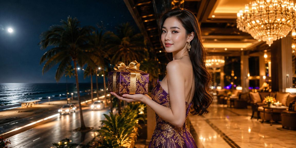 Người dùng tại Mũi Né đọc phân tích kèo bóng đá trên điện thoại bên bờ biển buổi sáng
